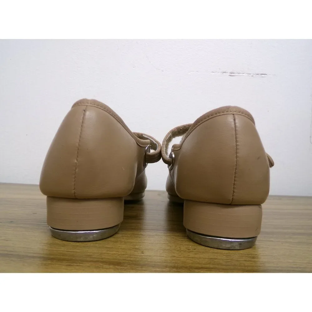 Pre-Owned Dance Tap Shoes Capezio Kids 1.5M Mary Jane Leather Buckle